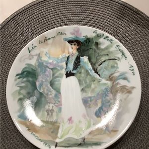 Henri D'Arceau Limoges Les Femmes Du SIECLE 1900 Collector's Plate Lea